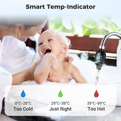 🚿 Buy 1 Get 1 Free🌡️Shower Thermometer-Instant Digital Display, Waterproof & Easy Install for Safe Bathing 👶📦