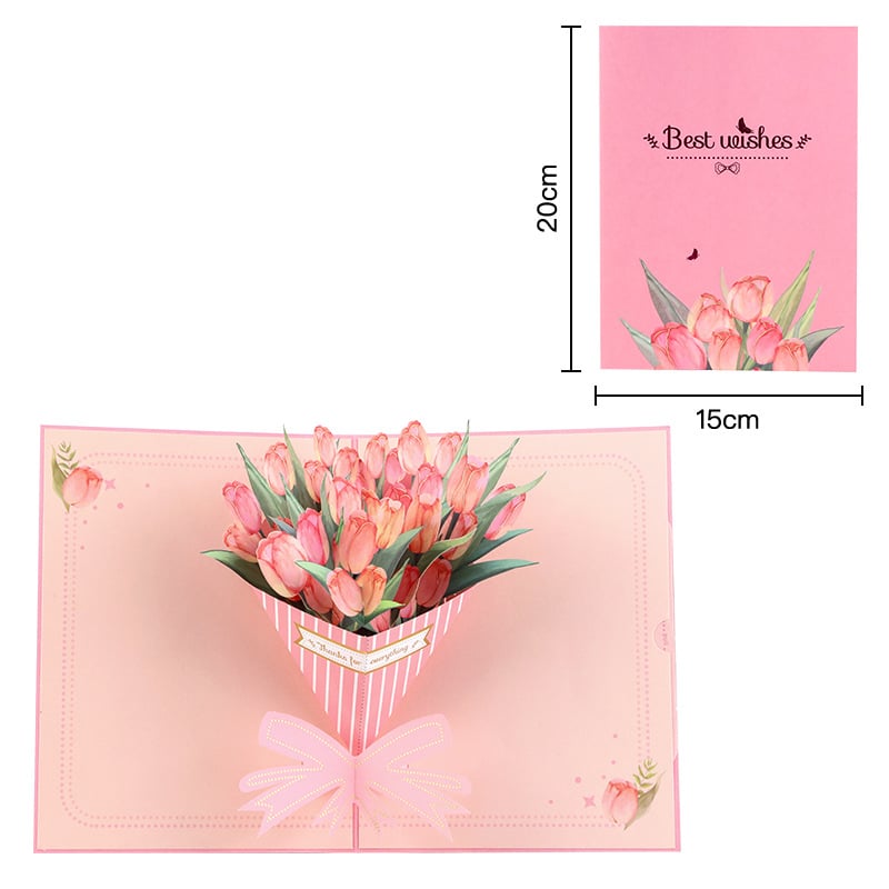 💝Valentine's Day Pre-Sale Save 49%💌Valentine's Day Bouquet Greeting Card💐