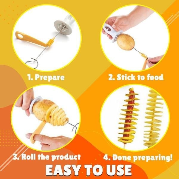 🔥Hot Sale 49% OFF-Perfect Potato Tornado Cutter